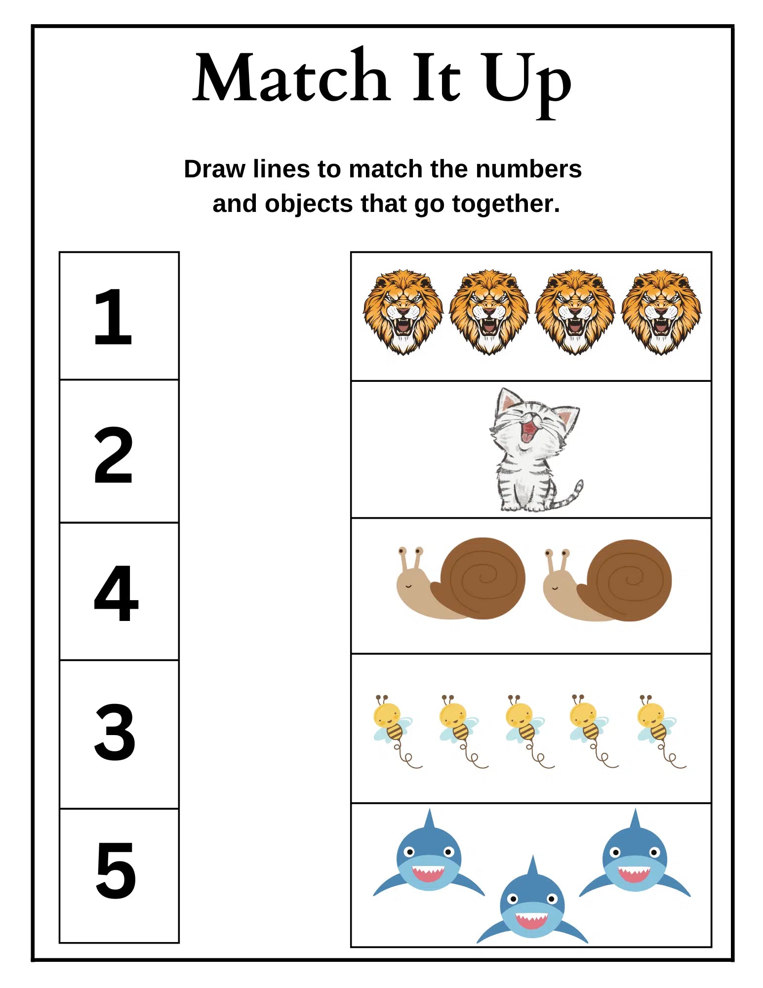 Pattern tracing worksheet