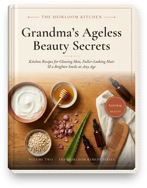 Grandma's Ageless Beauty Secrets book mockup