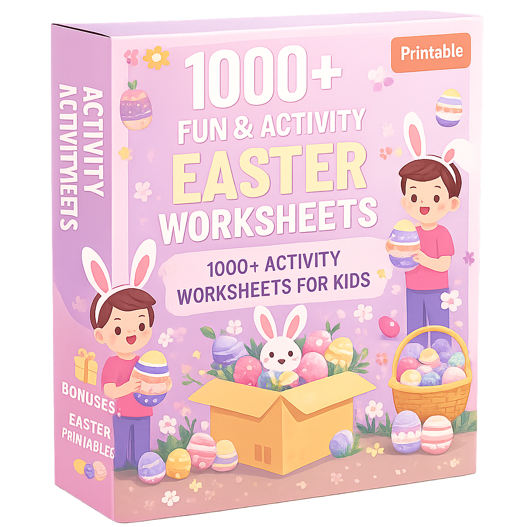 1000+ Printable Easter Worksheets and Activities Bundle