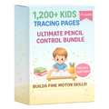 1,200+ Pencil Control Worksheets Bundle (V2)